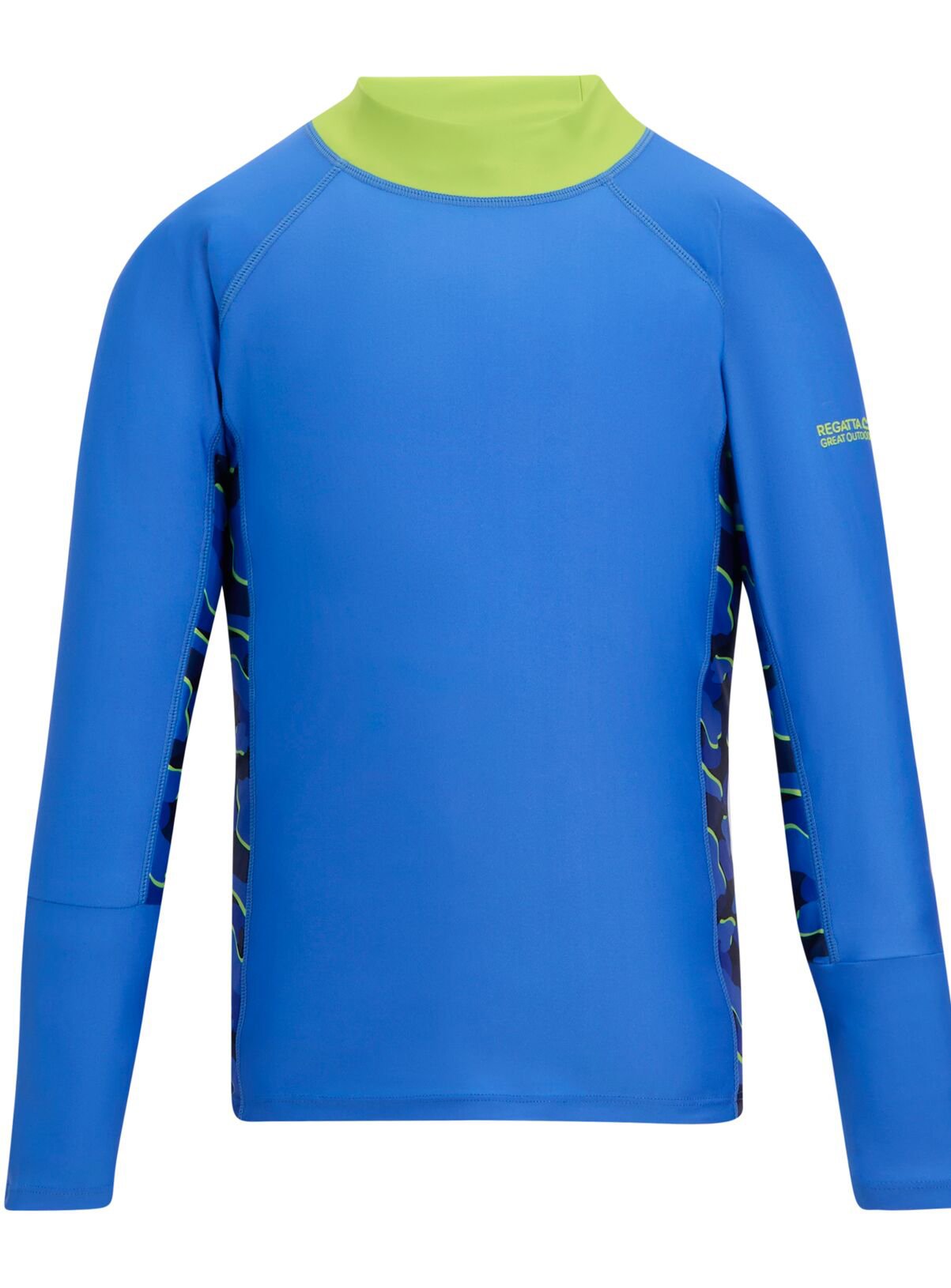 REGATTA Hoku Rash Vest Blue Camo 13 years - Image 2 thumbnail